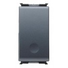 1-WAY SWITCH, 1/2M 1P 10AX BLACK  Gewiss